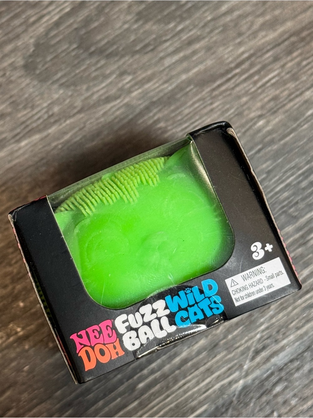 Rare Needoh Fuzz Ball Wild Cats - Green